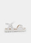 Huarache Estoperoles Blanco Niña Mayoral M45740