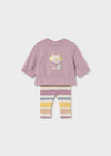 Conjunto Leggings 4 Piezas Lila Recien Nacida Niña Mayoral M2759 MAYORAL
