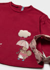 Conjunto Leggings Con Diadema Rojo Bebe Niña Mayoral M2780 MAYORAL