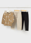 Conjunto Pants Sudadera 2 Pantalones Galleta Bebe Niño Mayoral M2836 MAYORAL