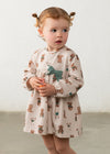 Vestido Felpa Estampado Jade Bebe Niña Mayoral M2938 MAYORAL