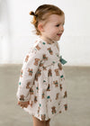 Vestido Felpa Estampado Jade Bebe Niña Mayoral M2938 MAYORAL