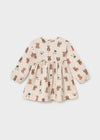 Vestido Felpa Estampado Jade Bebe Niña Mayoral M2938 MAYORAL