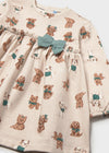 Vestido Felpa Estampado Jade Bebe Niña Mayoral M2938 MAYORAL