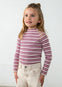 Blusa Cuello Alto Tejido Violeta Niña Mayoral M4026
