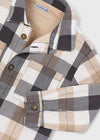 Sobrecamisa Cuadros Gris Niño Mayoral M4142 MAYORAL