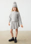 Conjunto Sueter Con Falda Tejido Perlas Gris Para Niña Mayoral M4322