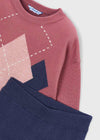 Conjunto Pantalon Y Sueter Tejido Rosa Niña Mayoral M4527 MAYORAL