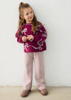 Conjunto Pantalon Y Sueter Tejido Frambruesa Niña Mayoral M4527 MAYORAL