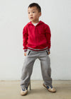 Conjunto Pants Sudadera Gorro 2Pantalones Rojo Niño Mayoral M4812 MAYORAL