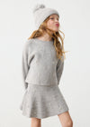 Falda Tejido Perlas Gris Mayoral M4907 MAYORAL