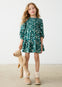 Vestido Tercioafelpado Estampado Nenufar Niña Mayoral M4926