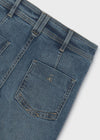 Pantalon Mezclilla Wide Leg Junior Niña Mayoral M7503 MAYORAL