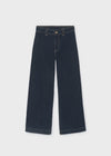 Pantalon Mezclilla Wide Leg Superoscuro Junior Niña Mayoral M7503 MAYORAL