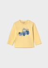 Playera M/L Motor Play Amarillo Para Bebe Niño Mayoral M2008 MAYORAL