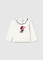 Conjunto Blusa M/L Vestir Crd-Rojo Con Short Rojo Bebe Niña Mayoral M2090