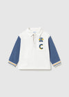Polo M/L Combinado Azul Bebe Niño Mayoral M2102 MAYORAL