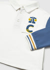 Polo M/L Combinado Azul Bebe Niño Mayoral M2102 MAYORAL