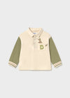 Conjunto Polo M/L Combinado Verde Con Pantalon Beige Bebe Niño Mayoral M2102 MAYORAL