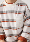 Playera M/L Rayas Nata-Teja Niño Mayoral M4008 MAYORAL