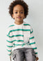 Playera M/L Rayas Tofu-Verde Niño Mayoral M4008