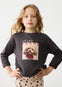 Conjunto Blusa M/L Carbon Con Leggings Lunares Niña Mayoral M4030