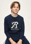 Playera M/L Embossed Azul Junior Niño Mayoral M7043