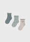 Calcetines Pack 3 Azul Agua Bebe Niña Mayoral M10251