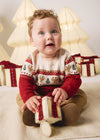 Conjunto Pantalon Con Sueter Rojo Recien Nacido Niño Mayoral M2532 MAYORAL
