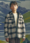 Sobrecamisa Acolchada Con Capucha Negro Junior Niño Mayoral M7106