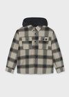 Sobrecamisa Acolchada Con Capucha Negro Junior Niño Mayoral M7106 MAYORAL