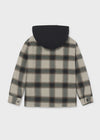 Sobrecamisa Acolchada Con Capucha Negro Junior Niño Mayoral M7106 MAYORAL