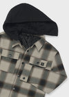 Sobrecamisa Acolchada Con Capucha Negro Junior Niño Mayoral M7106 MAYORAL