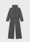Conjunto Pants Bandas Plomo Junior Niña Mayoral M7860 MAYORAL