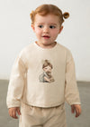 Conjunto Leggings Con Blusa M/L Grafica Milk Vig Bebe Niña Mayoral M2002 MAYORAL