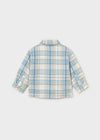 Sobrecamisa Cuadros Forrada Azul Bebe Niño Mayoral M2108 MAYORAL