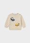 Sueter Tejido Carritos Beige Bebe Niño Mayoral M2371