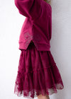 Conjunto Falda Tul Framboise Niña Mayoral M4934 MAYORAL