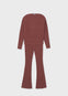 Conjunto Pantalon Tejido Rayas Teja Junior Niña Mayoral M7530