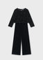 Mono Tercioafelpado Lentejuelas Negro Junior Niña Mayoral M7858