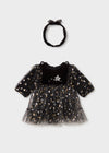 Vestido Halloween Negro Bebe Niña Mayoral M2828 MAYORAL