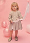Vestido Lazos Champan Bebe Niña Abel Y Lula M5510