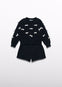 Conjunto Bermuda Lazos Negro Bebe Niña Abel Y Lula M5736
