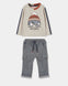 Conjunto Playea M/L Con Pantalon Punto Gris De Niño -Bci Boboli M534103