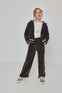 Conjunto Chaqueta Con Pantalon Terciopelo Cafe De Niña -Bci Boboli M784144