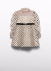 Vestido Tul Flocado Mazapan Abelylula T4 M5532 ABEL Y LULA