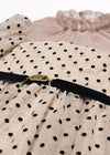 Vestido Tul Flocado Mazapan Abelylula T4 M5532 ABEL Y LULA