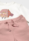 CONJUNTO PANTS CHALECO ROSA BEBE NIÑA R/N MAYORAL M2632