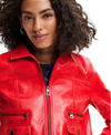 Chaqueta Dallas Estiló Retro Desigual Dama Rojo 23SWEW03