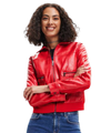 Chaqueta Dallas Estiló Retro Desigual Dama Rojo 23SWEW03